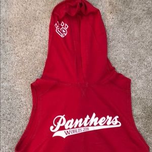 Panthers 2018 worlds tank with hoodie